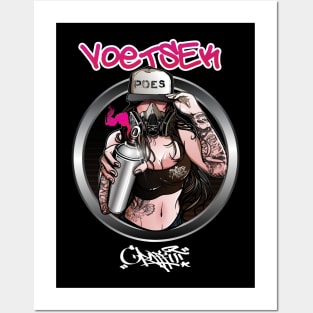 Voetsek Graffiti Posters and Art